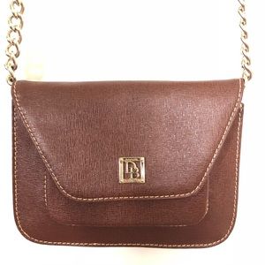 Authentic Dooney & Bourke leather mini crossbody